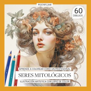 Aprende a colorear como un profesional Seres Mitológicos. Ilustración artística con Lápiz de color