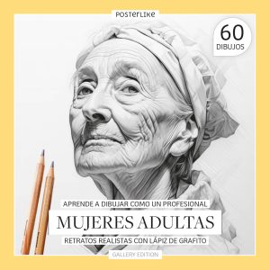Aprende a dibujar como un profesional Mujeres Adultas. Retratos realistas con Lápiz de Grafito