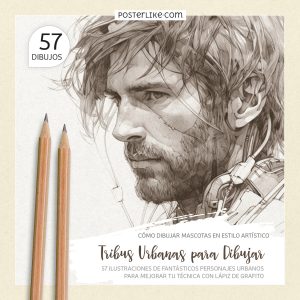 Portada del libro Tribus Urbanas para Dibujar de la serie Dibuja como un Pro